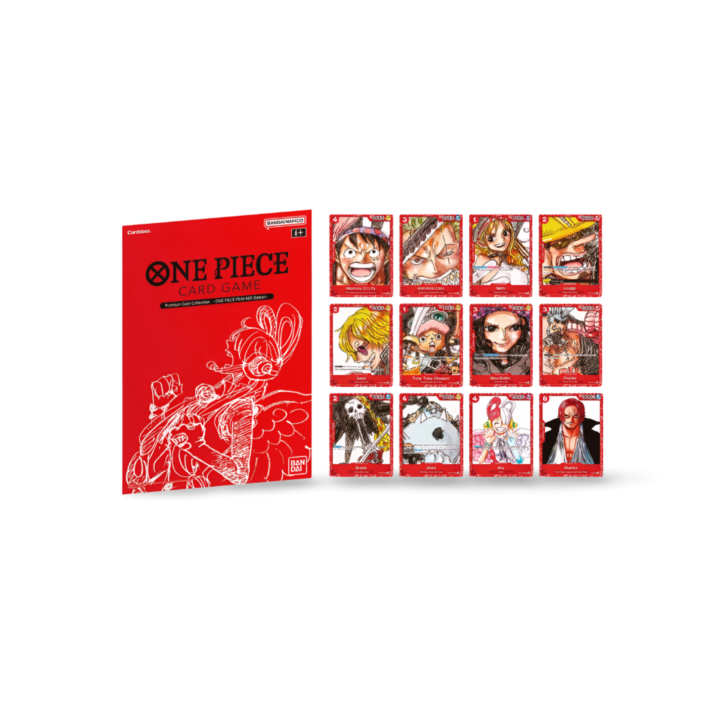 one piece card game premium card collection film red edition One Piece - Premium Card Collection - Film RED Edition