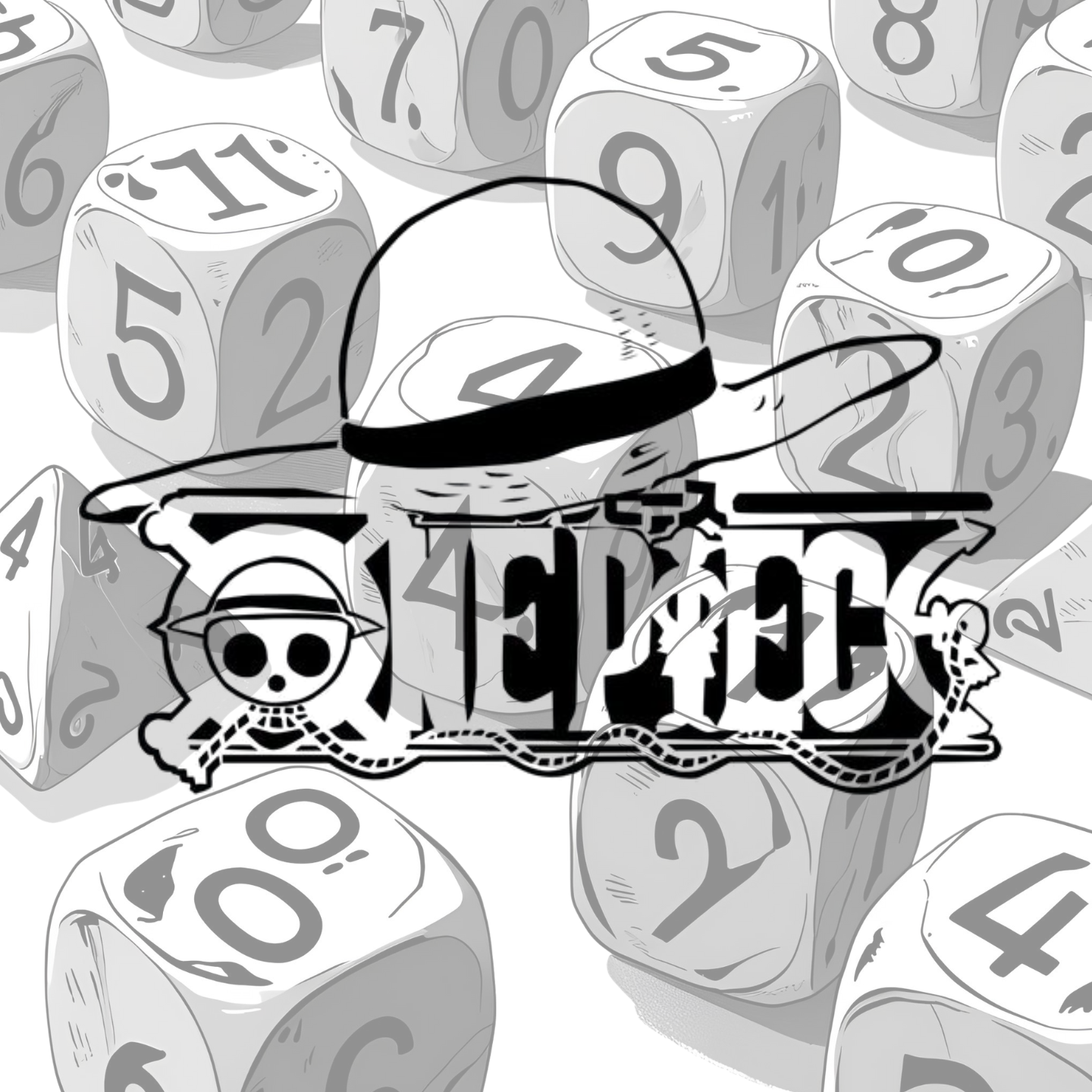 One Piece - Official Dice and Dice Case Set