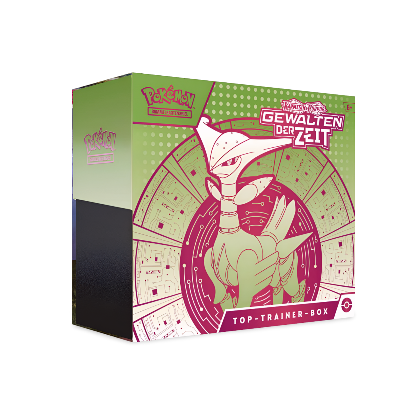 Pokémon - Karmesin & Purpur - Gewalten der Zeiten - Eisenblatt - Top-Trainer-Box - DE