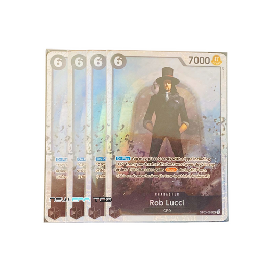 One Piece - OP03-092 - SR - Rob Lucci - Playset - EN