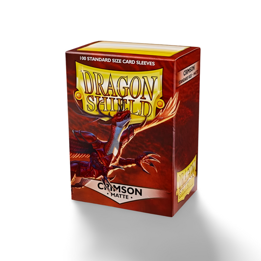 Dragon Shield - Card Sleeves - Crimson Matt - 100 Stk.